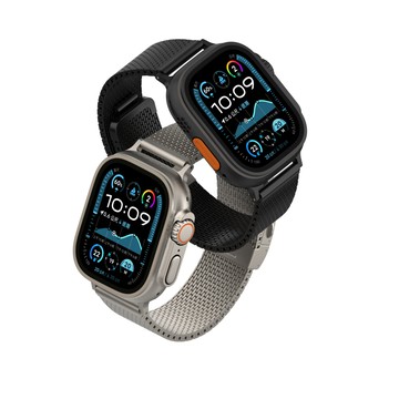Mesh Pro 精鋼米蘭錶帶 for Apple Watch 49mm 鈦黑色