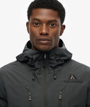 Superdry Men's Waterproof Jacket Navy Size: XL