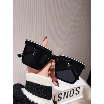 黑超墨鏡韓版潮男士防紫外線街拍太陽鏡女圓長臉夏季遮陽防曬眼睛