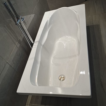 優樂悅~亞克力小戶型家用老人兒童雙層保溫浴盆獨立式長方形成人網紅浴缸