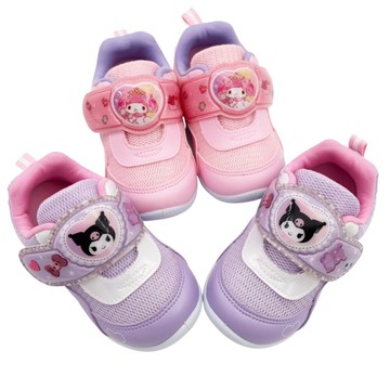 【菲斯質感生活購物】台灣製三麗鷗多款電燈運動鞋 酷洛米 美樂蒂 中童鞋 庫洛米 女童鞋 小童鞋