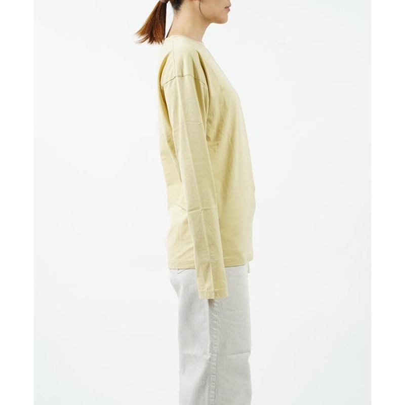 アンフィル 長袖 Tシャツ egyptian cotton plain-jersey long sleeve