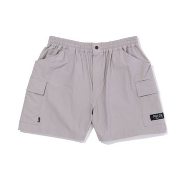 日本限定POLER STRETCH RIP RELAX CARGO SHORTS 工裝短褲 / 淺灰