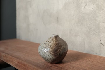 柴燒花器 l 石頭型花瓶８號