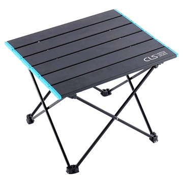 CLS 鋁合金折疊蛋捲桌 一般型  40.7 x 35 x 31.5cm  40.7cm  黑色