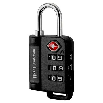 ├登山樂┤日本 mont-bell TS Combination Lock 密碼鎖 # 1134137BK 黑