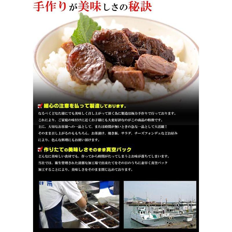 うめ海鮮 マグロ 佃煮 珍味 まぐろ尾肉 90g×2個 希少部位の尾肉使用 まぐろ佃煮 焼津港産 まぐろ角煮 まぐろ マグロ佃煮 ご飯のおか