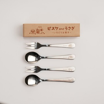 【卡娜赫拉的小動物】304不鏽鋼甜點湯水果叉餐具組