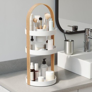 公司貨 免運 umbra貝爾伍德收納架北歐ins風創意梳妝臺桌面化妝品護膚品置物架 快速發貨