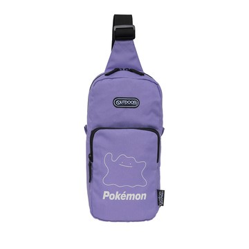 【OUTDOOR】寶可夢Pokemon-夜光百變怪單肩包-大-紫色 ODGO23Q02PL