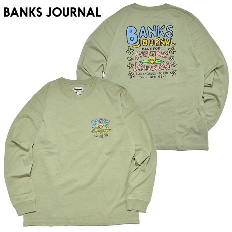 BANKS バンクス Tシャツ SLICE L/S TEE ASMU1011 ロンT 長袖 メンズ