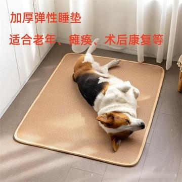 加厚狗睡墊透氣透水防潮彈性防褥瘡術后恢復后腿癱瘓可洗夏天涼席