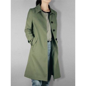 風衣外套女春秋2025春夏新款中長款小個子秋裝大碼女裝顯瘦英倫風