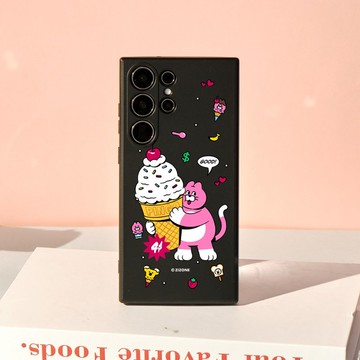 ZIZONE最愛霜淇淋純色矽膠SAMSUNG手機殼