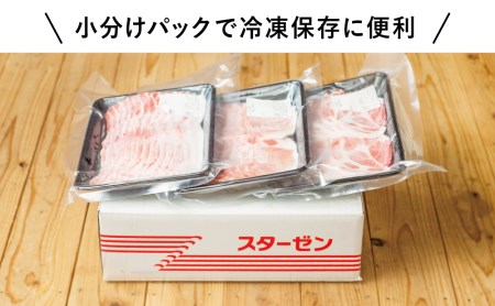  黒豚しゃぶしゃぶ定期便 （全5回） 黒豚ロース バラ 肩ロース 食べ比べ 定期便 鍋 お鍋 しゃぶしゃぶ 冷凍 スターゼン