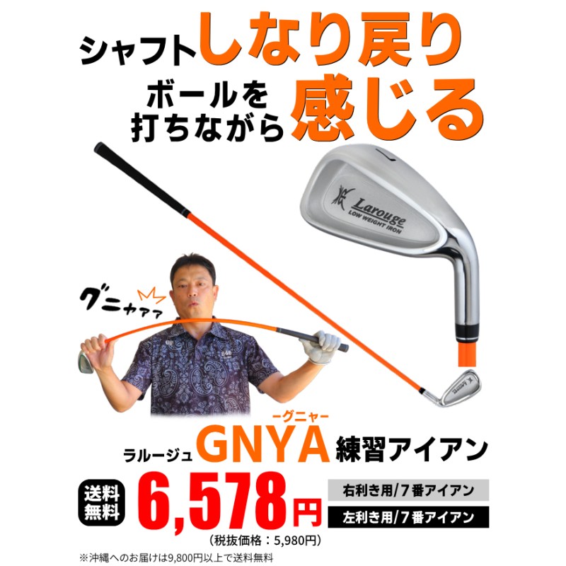 土日も出荷OK ゴルフ スイング練習 超やわらかシャフト練習アイアン ラルージュ GNYA トレーニング 右利き 左利き ゴルフ練習器具 ※ |  LINEブランドカタログ