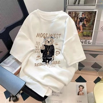【M-5xl】平價促銷 夏季短袖T恤 INS風 寬鬆 加大碼T恤 短袖T恤 Oversized男士T恤 JY55/林