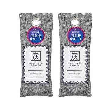 kokubo小久保竹炭除濕消臭袋(75g2入)(可重複使用)