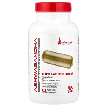 Metabolic Nutrition, 南非醉茄，90 粒膠囊