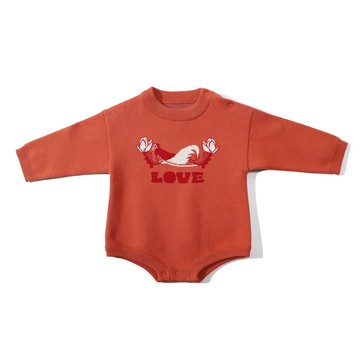 GOC Studio 嬰兒純棉針織連身衣 - Love