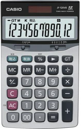 【日本代購】Casio 卡西歐桌面型12位數計算器( 尺寸) JF - 120vb - N