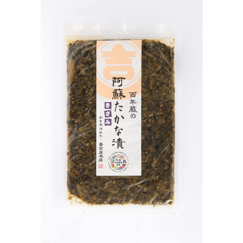 マルキチ醤油豊前屋本店 漬物 きざみ阿蘇たかな漬 120g×4