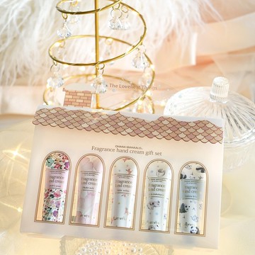 OHANA MAHAALO 薑餅屋迷你手霜禮盒(10g X5入)