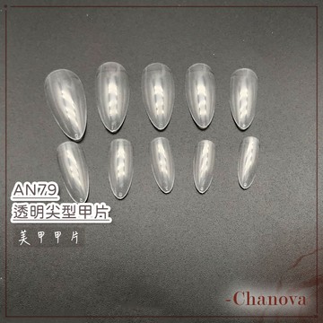 綜合尺寸 杏仁甲片 AN79 杏仁甲甲片 歐美尖型甲片 美甲作品甲片 透明甲片 甲片 美甲素材 美甲工具 練習甲片