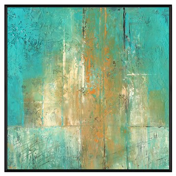 BOLUO GALLERY 菠蘿選畫所 抽象畫 碧湖 掛畫 APAD4423B  40 x 40cm  黑色