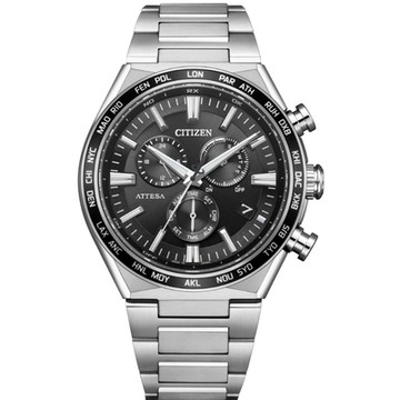 CITIZEN 星辰 超級鈦 萬年曆 光動能電波計時手錶-男錶(CB5966-69E)41.1mm