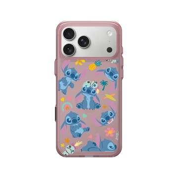 iPhone 17 Pro Max Clear (相機按鈕) 晶醺玫 - 迪士尼-史迪奇 Disney Stitch - 史迪奇 - 雙重可愛