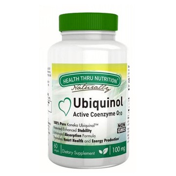 Ubiquinol Coq10 120 Softgel by Health Thru Nutrition