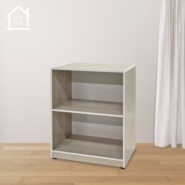 兩層塑鋼置物櫃 兩格收納櫃 兩層櫃 防水防潮塑鋼家具(寬60x深40x高78.5公分)【巧沐家具】