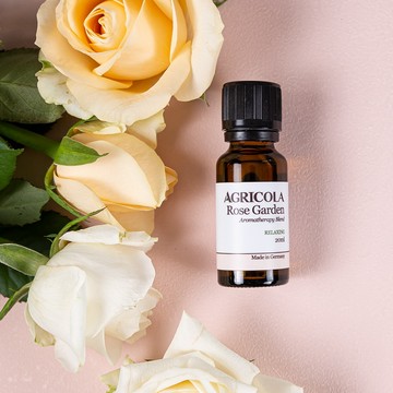 【AGRICOLA植物者】玫瑰花園複方精油 20ml - 德國原裝進口 純植物萃取天然擴香 大馬士革玫瑰花香調