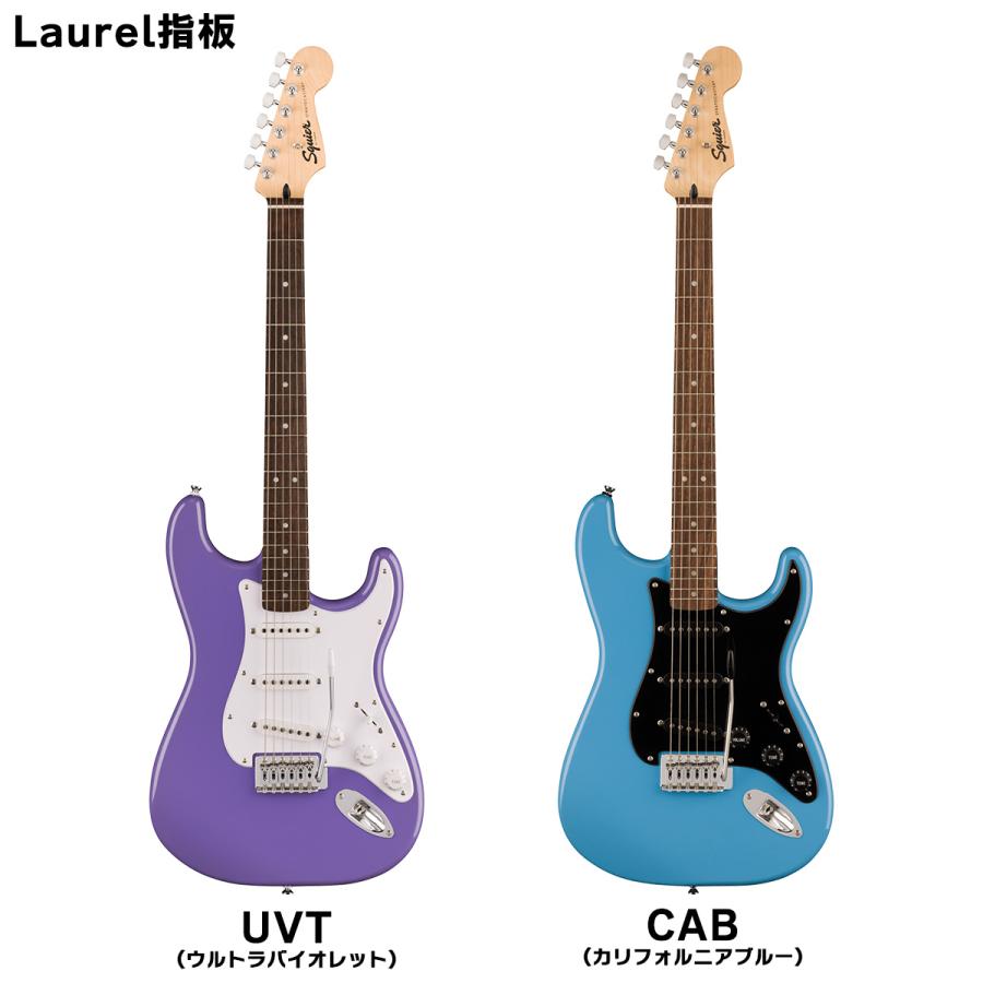 Squier by Fender スクワイヤー   スクワイア SONIC STRATOCASTER エレキギター初心者14点セット〔ミニアンプ付き〕 ストラトキャスター ソニック