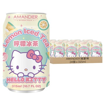 AMANDIER 雅蒙蒂 Hello Kitty檸檬冰茶  24個  315ml
