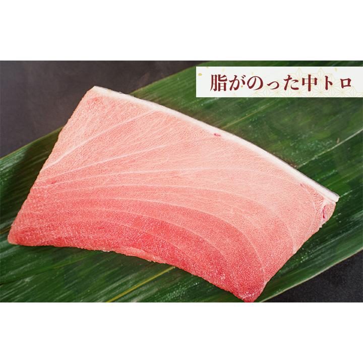 天然本マグロ　豪華2種セット　赤身・中トロ　合計400g