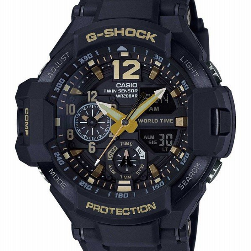 Ga 1100gb 1ajf G Shock Gショック Casio カシオ ジーショック ヴィンテージブラック ゴールド 黒金 アナログ グラビティマスター 5441 メンズ 腕時計 通販 Lineポイント最大0 5 Get Lineショッピング