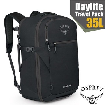 【OSPREY】Daylite Travel Pack 35L 多功能自助旅行後背包(可後背.手提)_黑