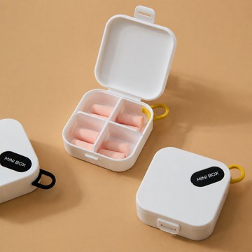 【收納盒】便攜式收納盒 防塵收納 耳塞/飾品/充電線/耳機線盒 多功能收納 隨身攜帶