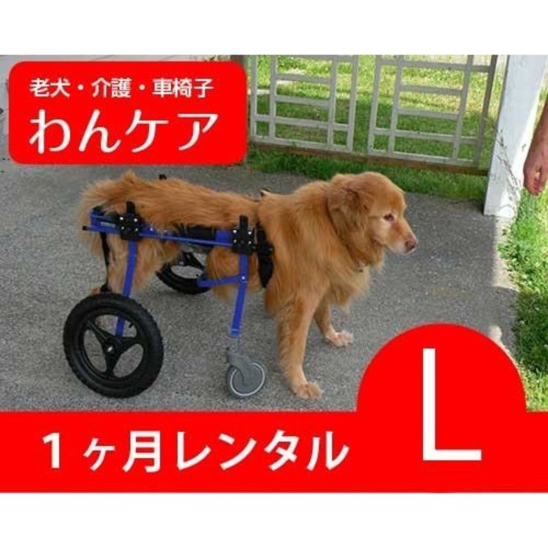 1ヶ月レンタル延長 4輪の犬の車椅子 K9カート犬用車椅子 L（18kg-30kg