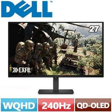 DELL 27型 Alienware AW2726DM 遊戲專用顯示器送無線滑鼠