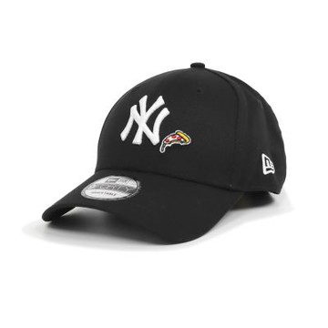 New Era 棒球帽 940 MLB Pizza Basic Yankees 紐約洋基 黑 帽子 老帽 NY NE70917408