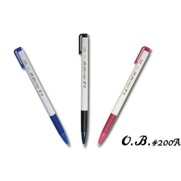 【阿翔小舖】『王華』OB#200A中性筆 0.5mm 25支 紅 藍 黑