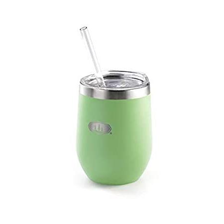 GSI Outdoors Glacier Stainless Lightweight Tumbler with Straw for Camping,