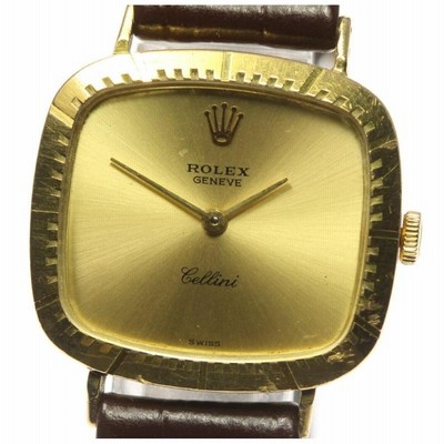 ROLEX】ロレックス K18YG チェリーニ アンティーク cal.1600 手