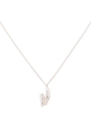 LOVENESS LEE - V alphabet pendant necklace - unisex - Sterling Silver - One Size