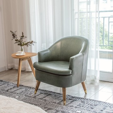 懶人沙發客廳臥室陽臺小戶型輕奢單人休閑現代靠背迷你躺沙發椅子 b7311