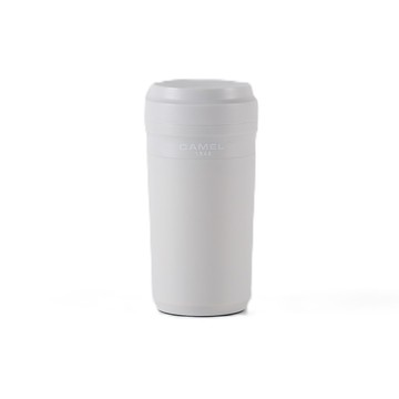 駱駝牌 280ml/350ml 玻璃膽真空保溫杯膠殼膠蓋 灰白色 (GW)