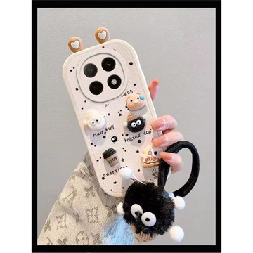 適用oppoa5pro手機殼a5 5g保護套全包防摔小羊皮PJY110帶手繩創意女生a5活力版可愛時尚新款立體餅干流汗熊